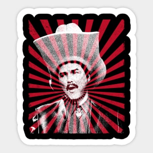 Norm Macdonald cowboy Sticker